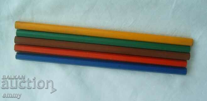 Old pencils, 5 pieces