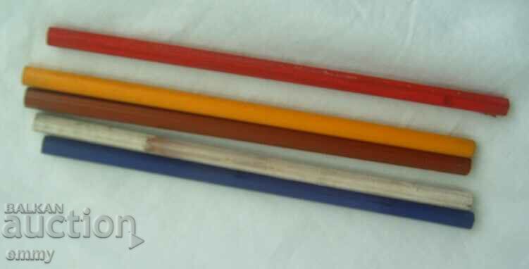 Old pencils, 5 pieces