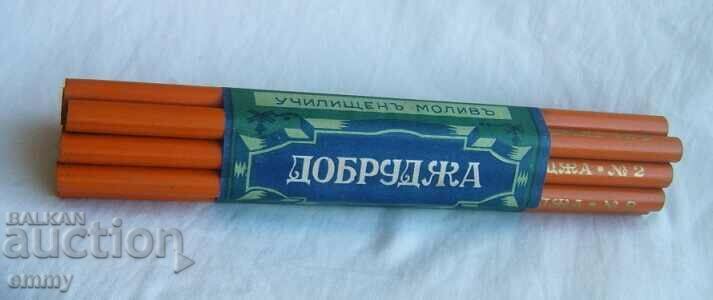 Old pencils - "Dobrudzha" school pencil, Shumen