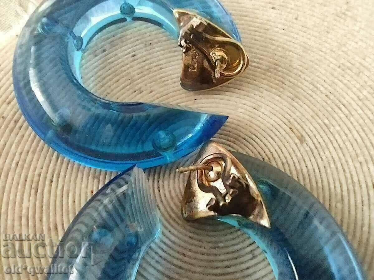 Designer earrings, sterling silver, studs - 6 Designer earrings, sterling silver, studs - 6