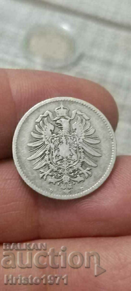 1 μάρκα 1876 Δ με τιμή € 17.00 | 33.25 BGN 1 μάρκα 1876 Δ με τιμή € 17.00 | 33.25 BGN