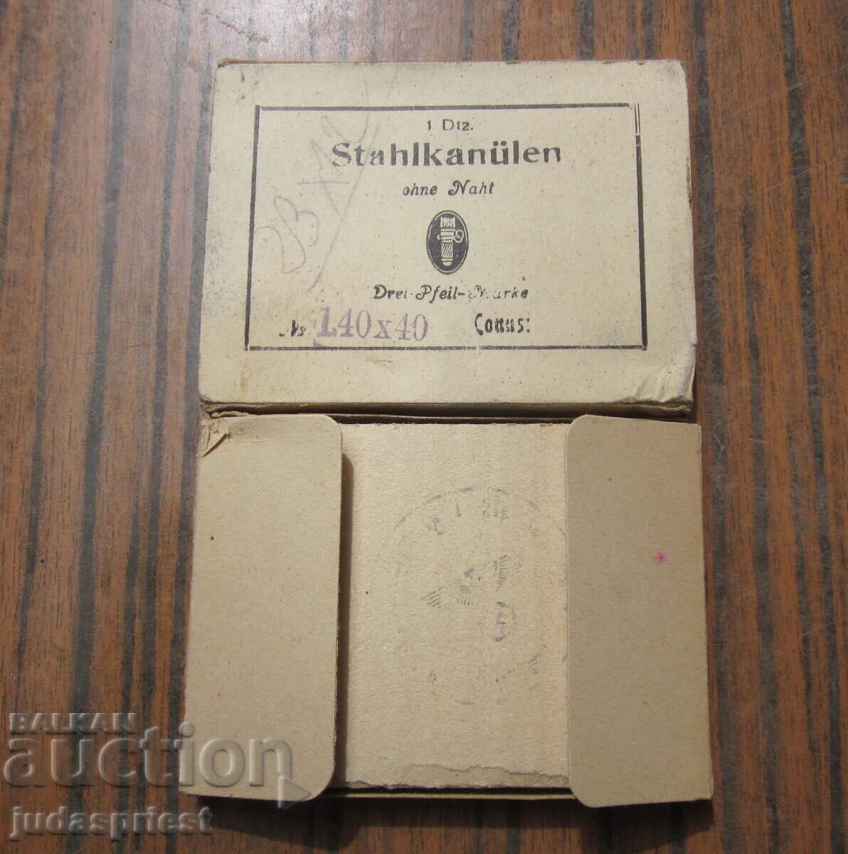 Παράδοση Ιατρικές Βελόνες Γερμανικού Στρατιωτικού Πεδίου Β' Παγκοσμίου Πολέμου