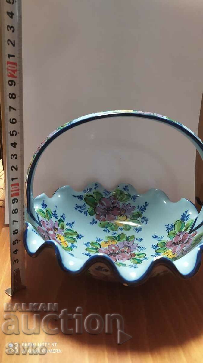 Candy box, porcelain, marking with price 14.99 BGN | € 7.66