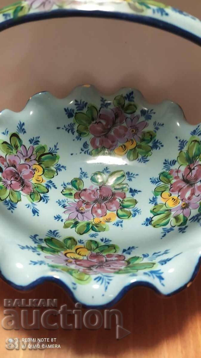 Auction  Candy box, porcelain, marking