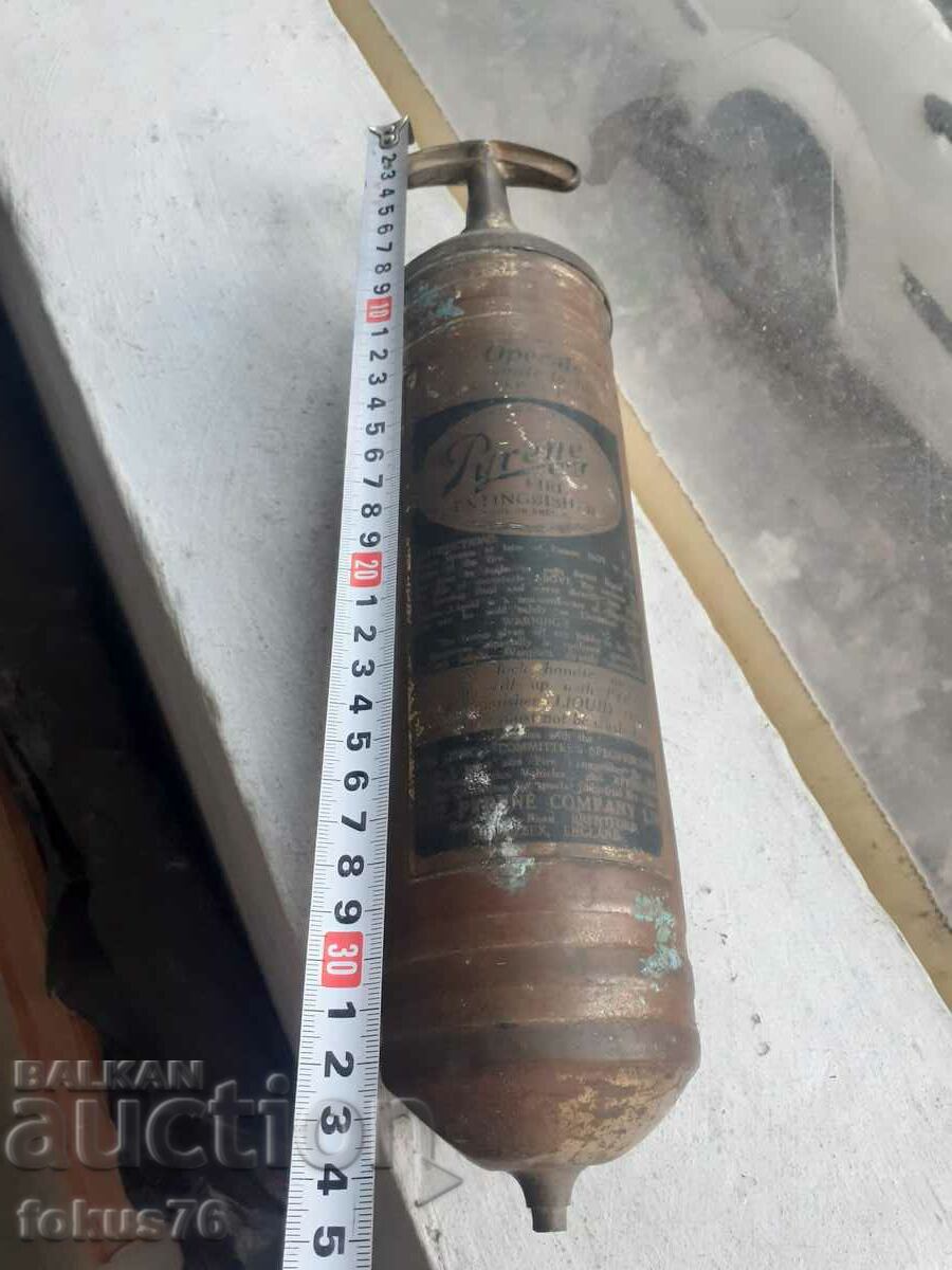 Old American Bronze Fire Extinguisher - 6 Old American Bronze Fire Extinguisher - 6