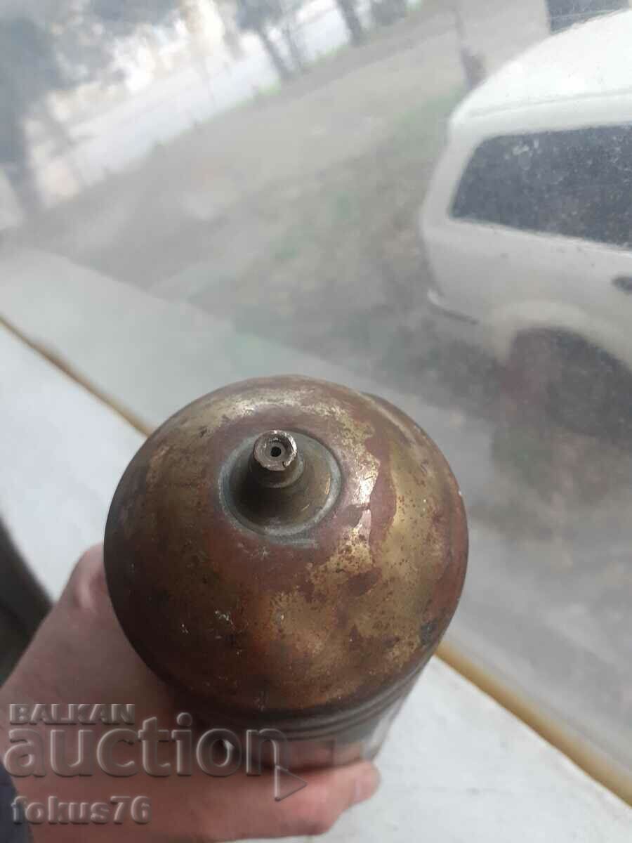 Old American Bronze Fire Extinguisher - 7 Old American Bronze Fire Extinguisher - 7