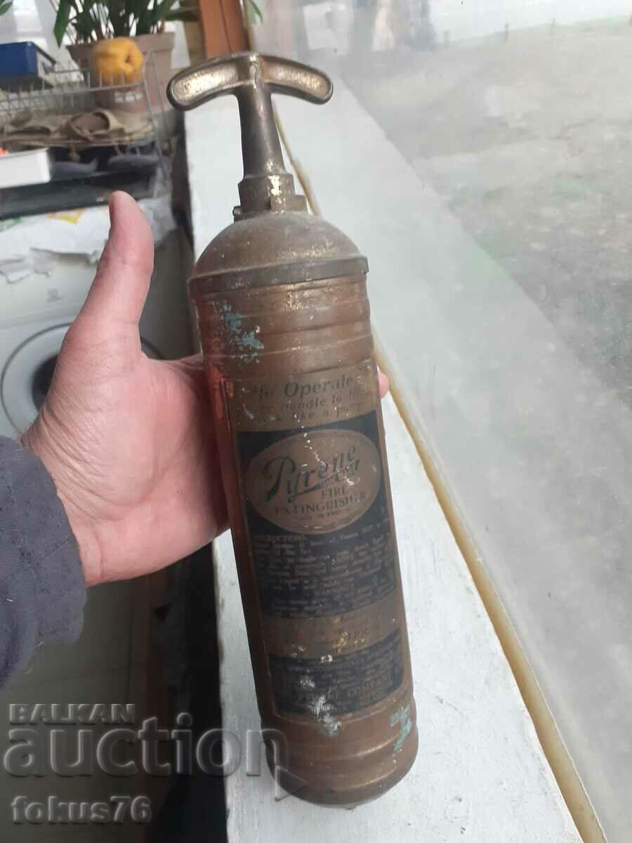 Old American Bronze Fire Extinguisher