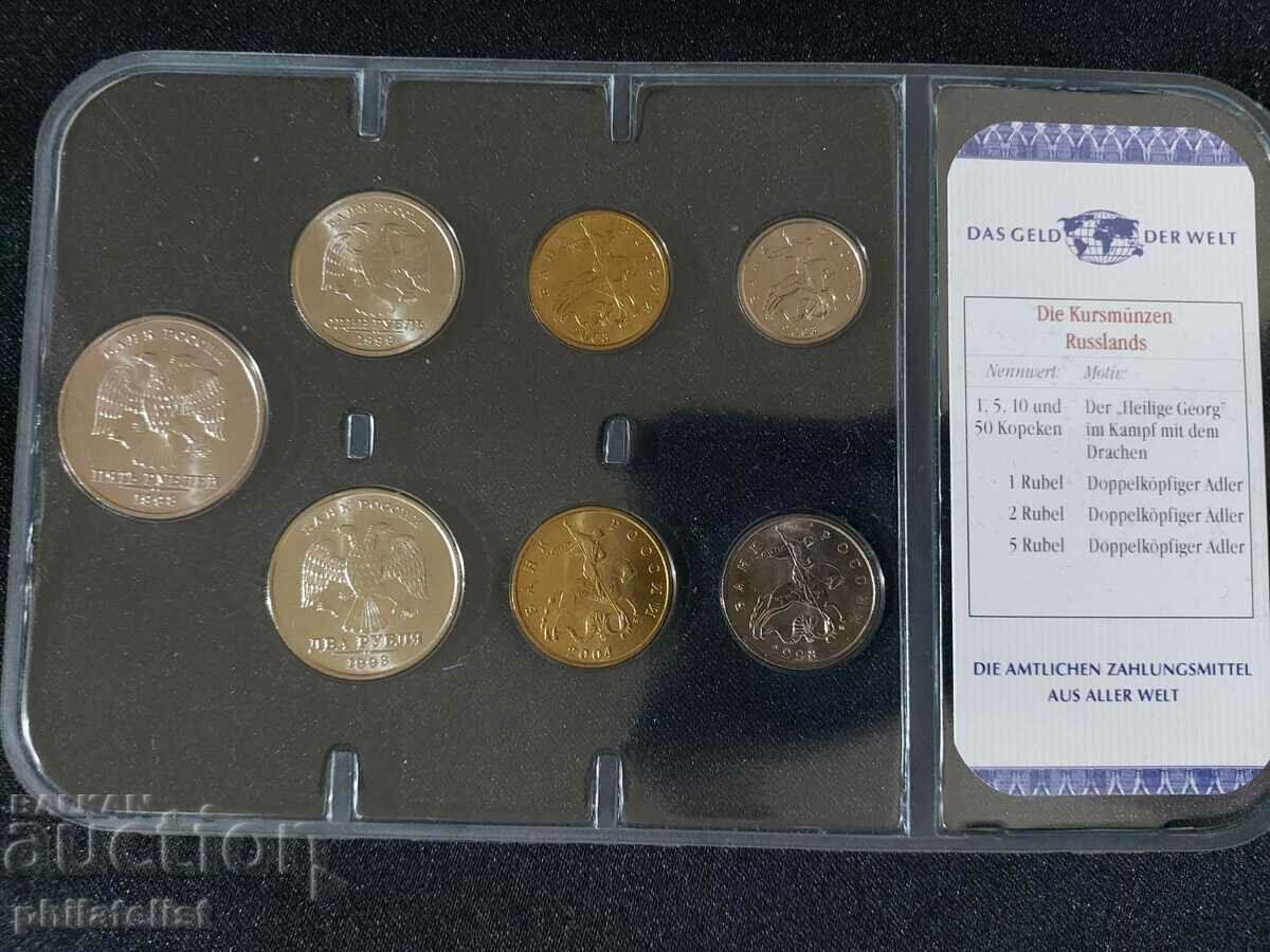 Complete set - Russia 1998-2004, 7 coins with price 22.00 BGN | € 11.25 Complete set - Russia 1998-2004, 7 coins with price 22.00 BGN | € 11.25