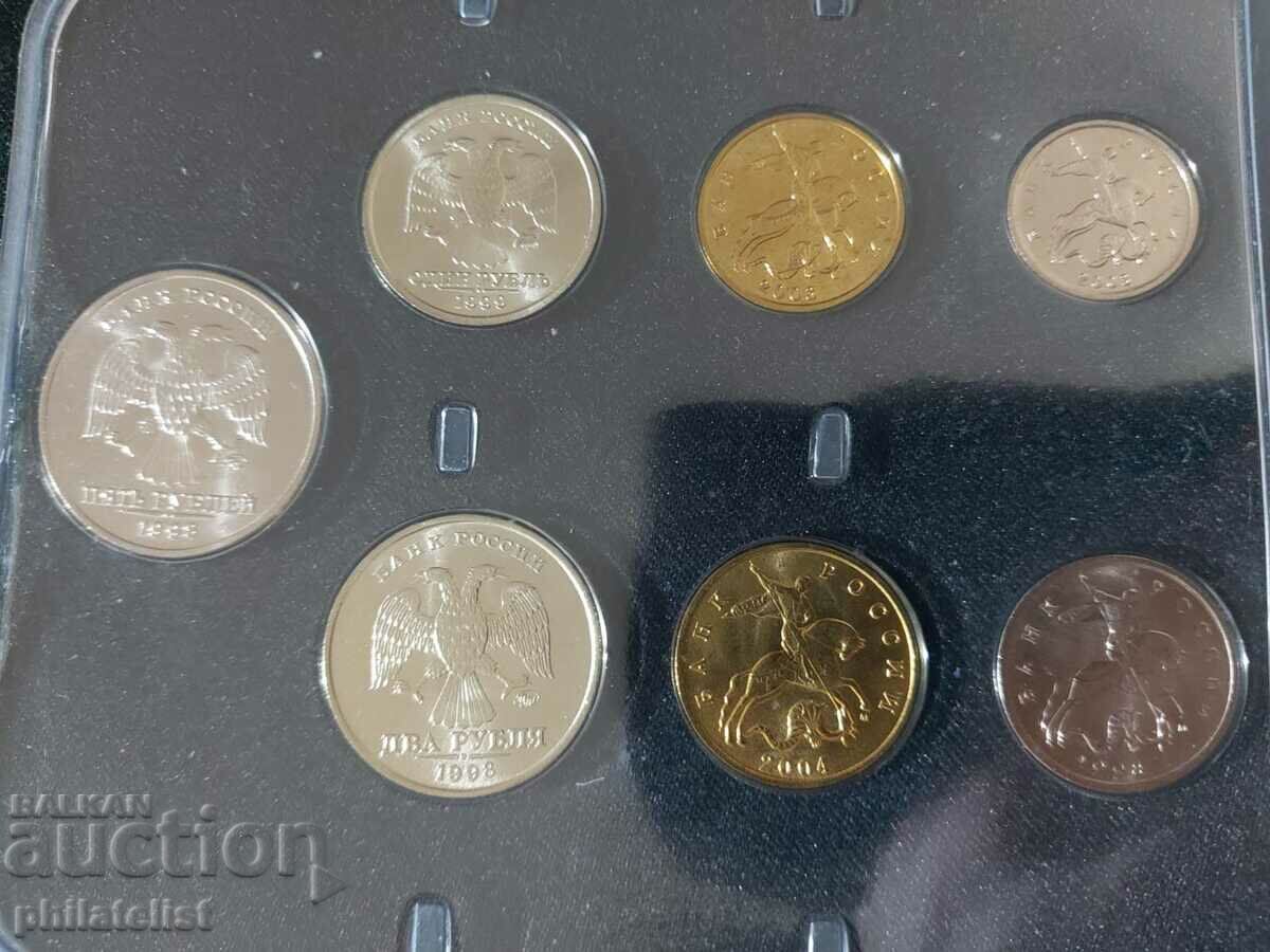 Auction Complete set - Russia 1998-2004, 7 coins Auction Complete set - Russia 1998-2004, 7 coins