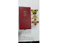 Царски Орден За Военна Заслуга 4-та ст. с кутия