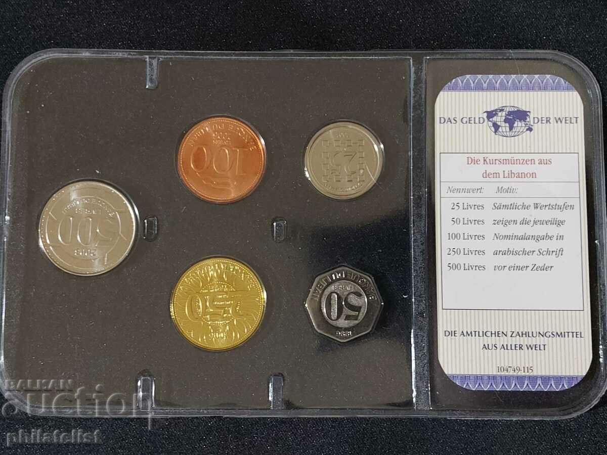 Lebanon - Complete set of 5 coins - 1996 - 2006 with price 22.00 BGN | € 11.25 Lebanon - Complete set of 5 coins - 1996 - 2006 with price 22.00 BGN | € 11.25