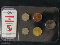 Λίβανος - Πλήρες σετ 5 νομισμάτων - 1996 - 2006