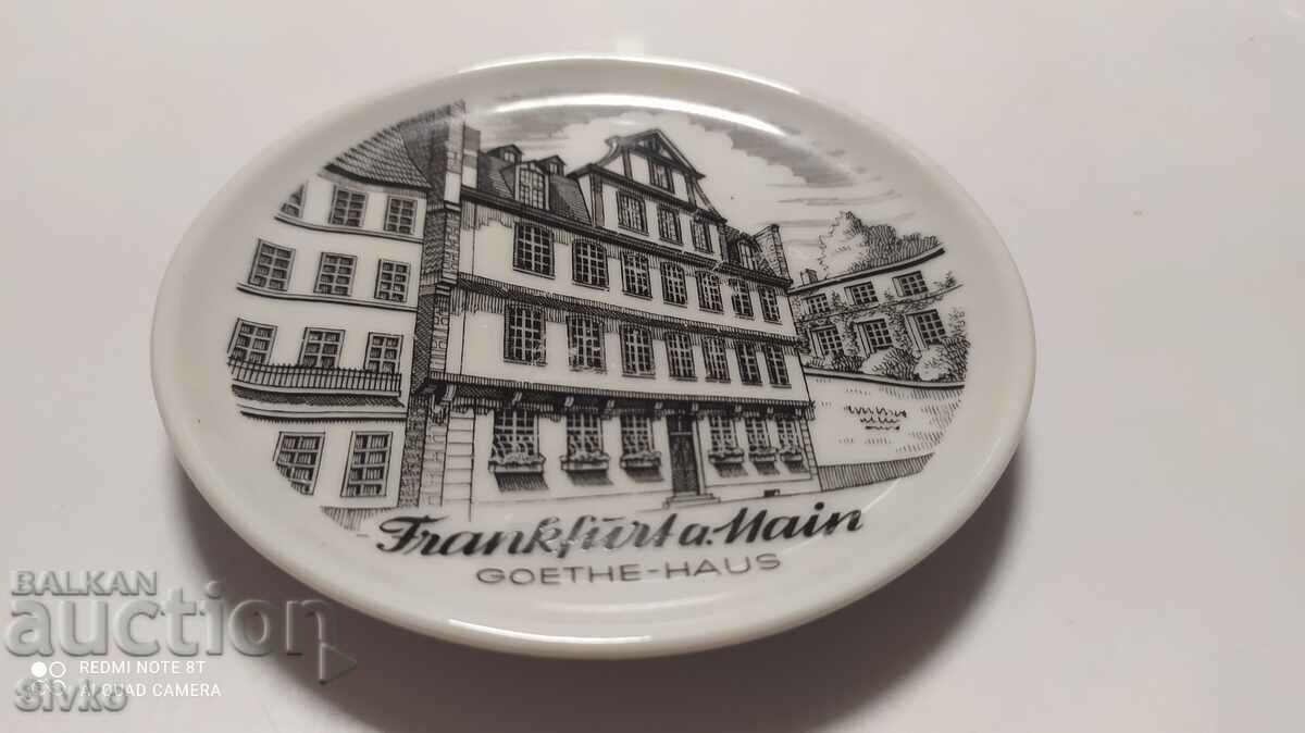 Frankfurt am Main souvenir plate
