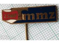 15489 Badge - ZSMP Poland - bronze enamel