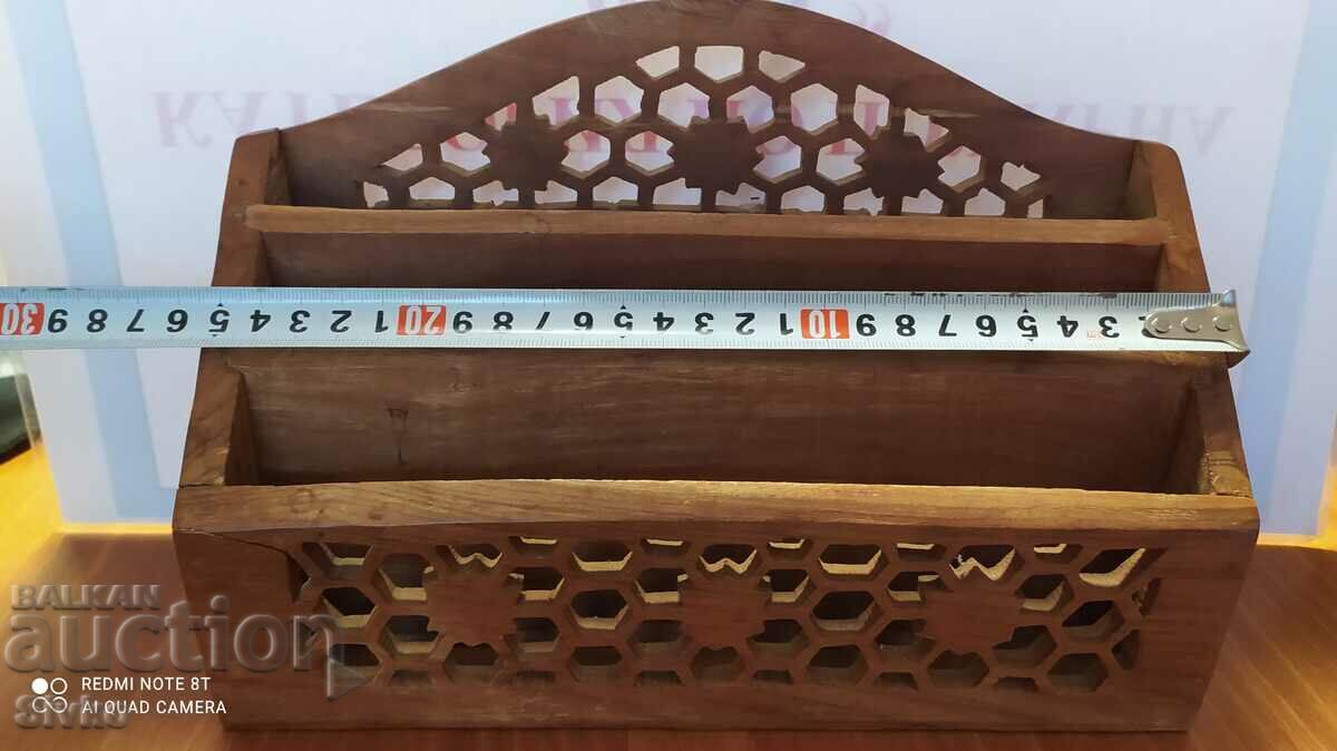 Stand large wooden openwork carving with price 24.99 BGN | € 12.78