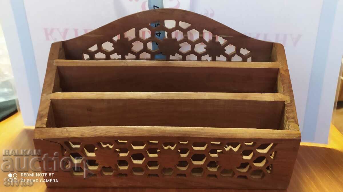 Auction  Stand large wooden openwork carving