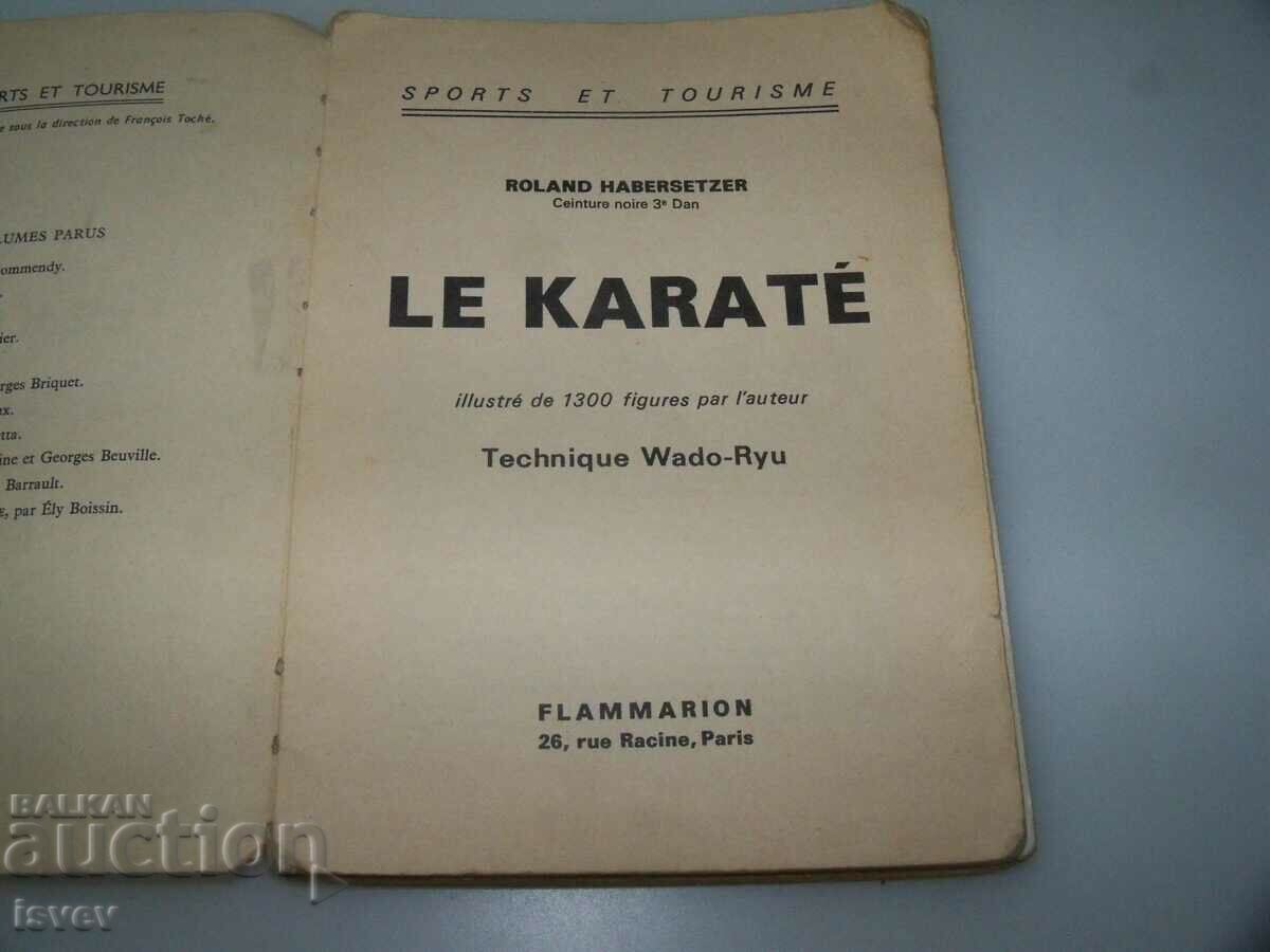 Karate author Roland Haberzetzer, 1968 edition.