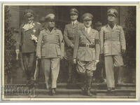 Germania, carte poștală originală Al treilea Reich, Adolf Hitler și alții.