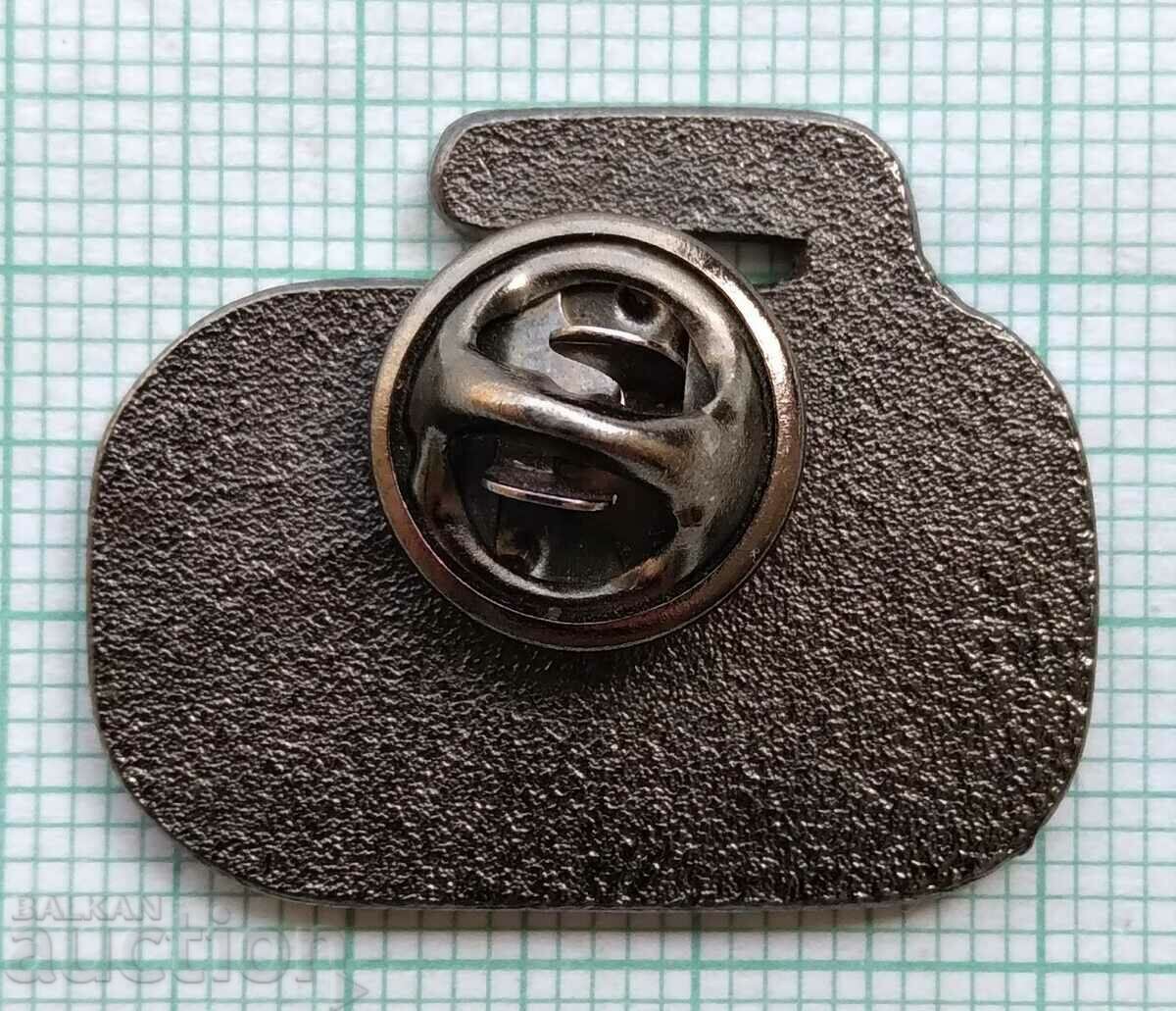 Auction  15518 Badge - Curling