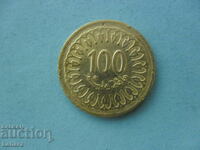 100 millimas 1983 Tunisia