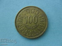 100 millimas 1997 Tunisia