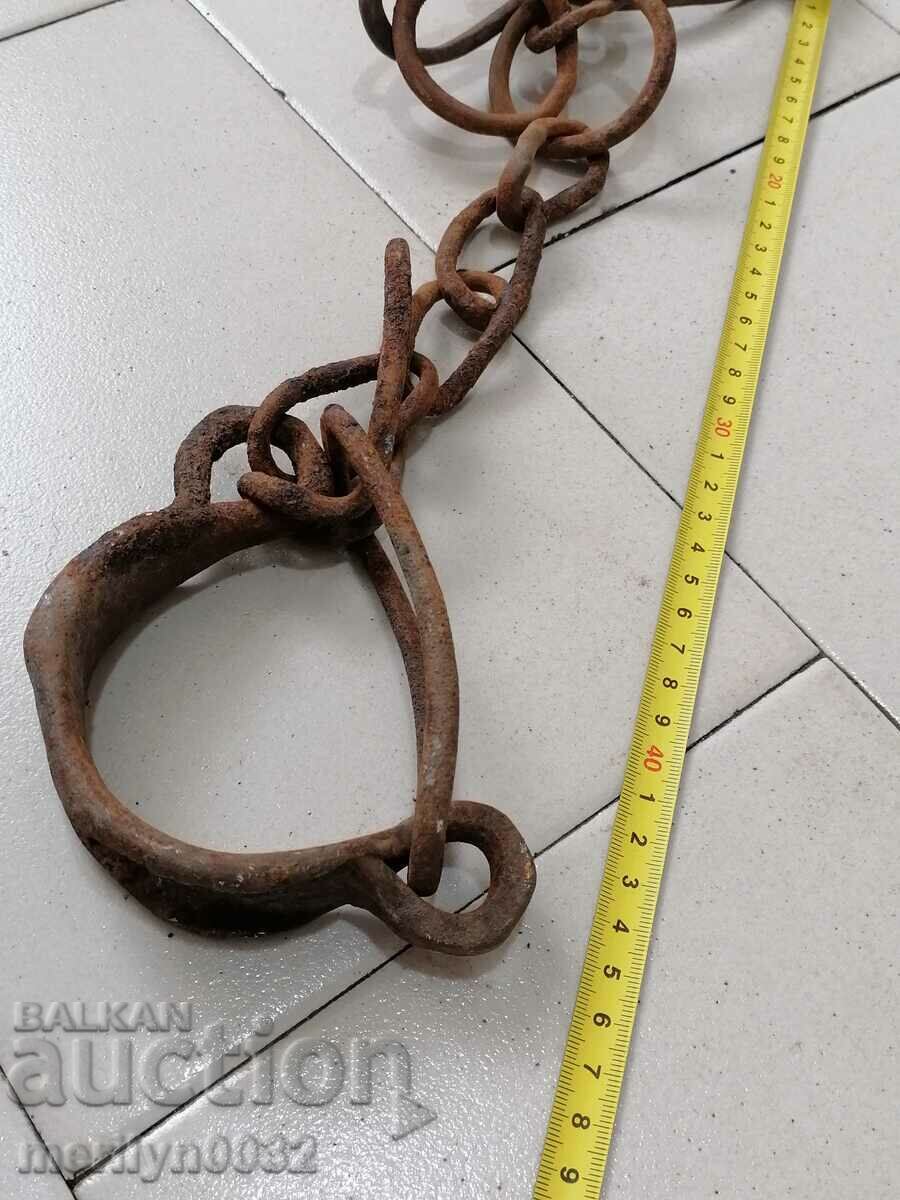 Shackles, fetters, shackles, handcuffs, chain, wrought iron - 5 Shackles, fetters, shackles, handcuffs, chain, wrought iron - 5