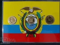 Set complet - Ecuador 1985-1988, 3 monede