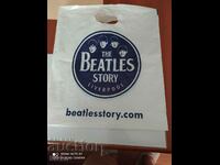 A bag from a Beatles store in Liverpool