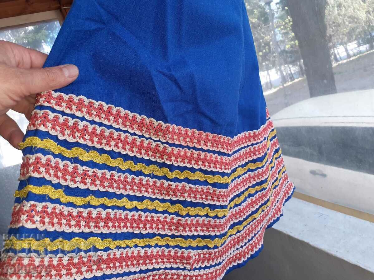 Delivery of A lovely old blue costume cloth Delivery of A lovely old blue costume cloth