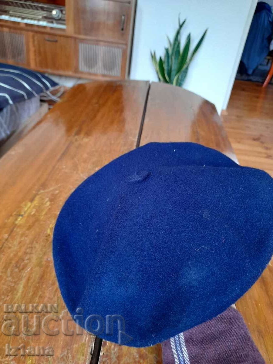 Old military beret, hat with price 32.00 BGN | € 16.36