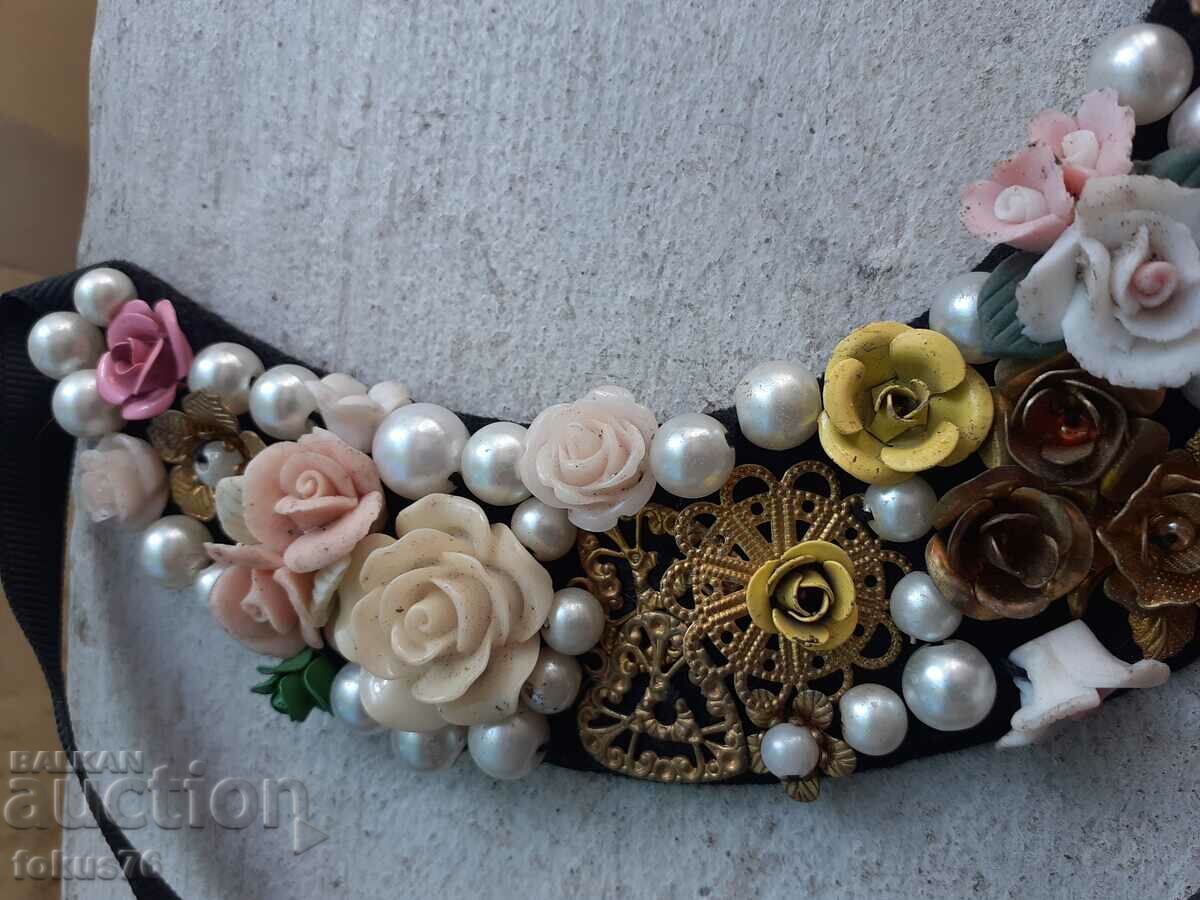 Auction Interesting handmade kitsch jewelry for costume - breastplate Auction Interesting handmade kitsch jewelry for costume - breastplate