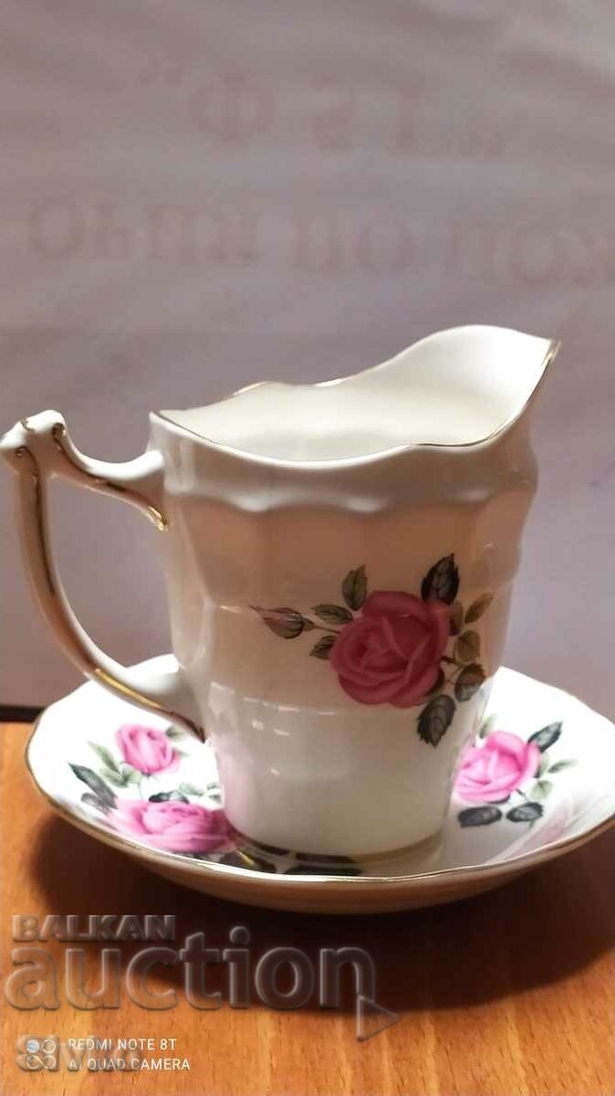 Cup and saucer porcelain marked - 5 Cup and saucer porcelain marked - 5