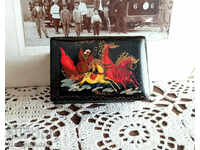 Collector's box Russian lacquered Palekh