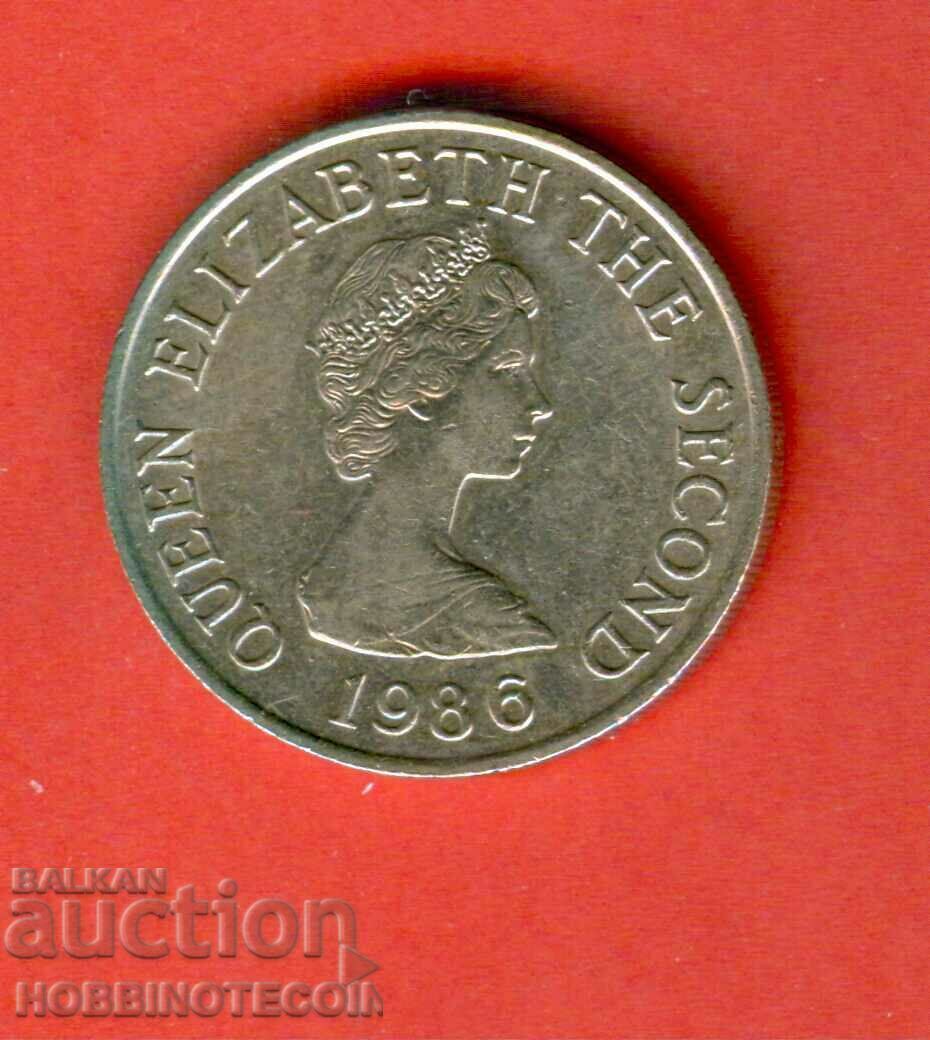 JERSEY JERSEY 10 Pence issue - issue 1986 with price 5.99 BGN | € 3.06