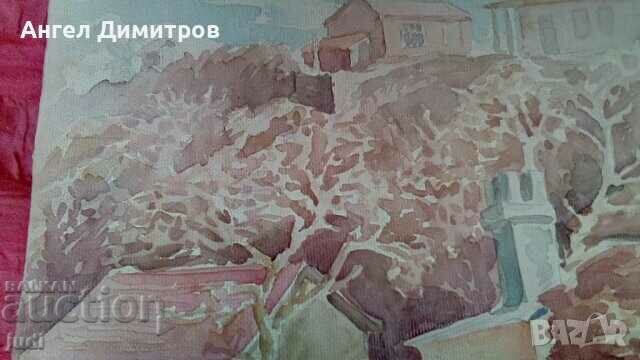 Ангел Ботев картина акварел - 5 Ангел Ботев картина акварел - 5