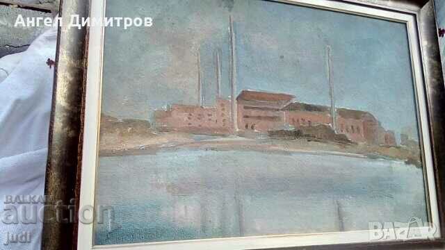 Георги Божилов Слона Маслена картина 1961 г с цена 6000.00 лв. | € 3067.75 Георги Божилов Слона Маслена картина 1961 г с цена 6000.00 лв. | € 3067.75