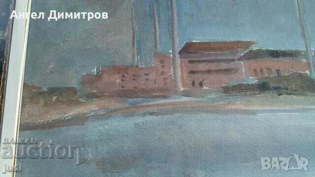 Доставка на Георги Божилов Слона Маслена картина 1961 г Доставка на Георги Божилов Слона Маслена картина 1961 г