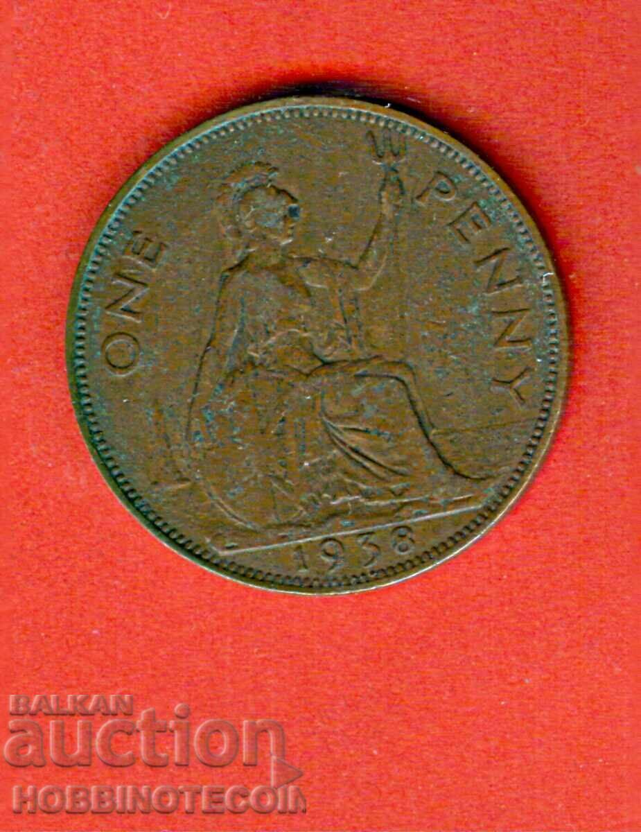 ENGLAND GREAT BRITAIN 1 Penny issue issue 1938