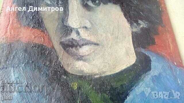 Mick Jagger oil painting canvas with price 120.00 BGN | € 61.36