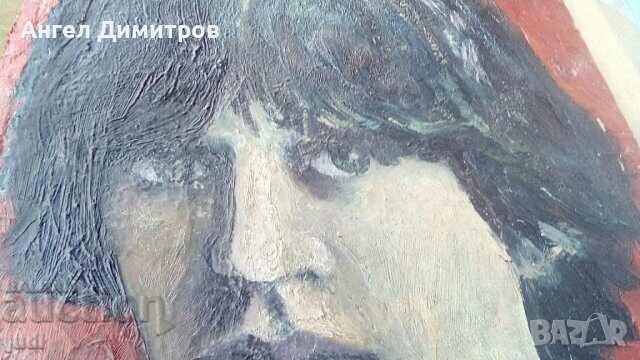 Delivery of Mick Jagger oil painting canvas