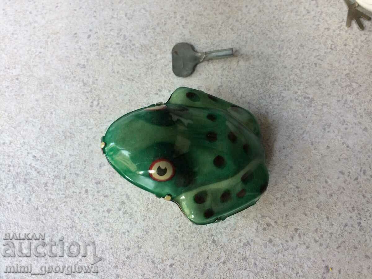 Russian metal toy with mechanism from the 70s Russian metal toy with mechanism from the 70s