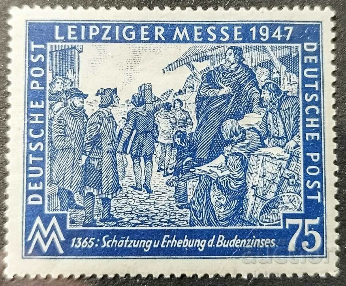 Germania 1947 Timbr poștal folosit 75 pfg. Toamnă...