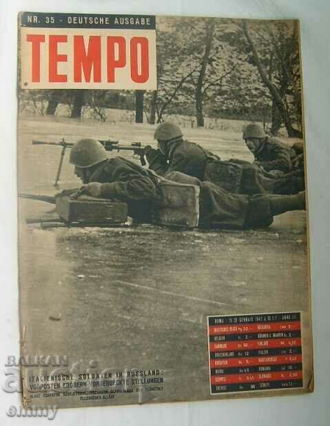Περιοδικό ΤΕΜΠΟ αρ.35/1942, γερμανική έκδοση, VSV