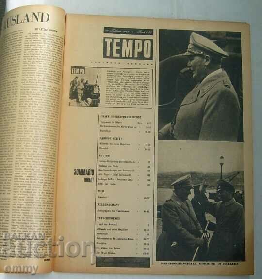 TEMPO magazine no. 38/1942, German edition, VSV with price 29.00 BGN | € 14.83 TEMPO magazine no. 38/1942, German edition, VSV with price 29.00 BGN | € 14.83