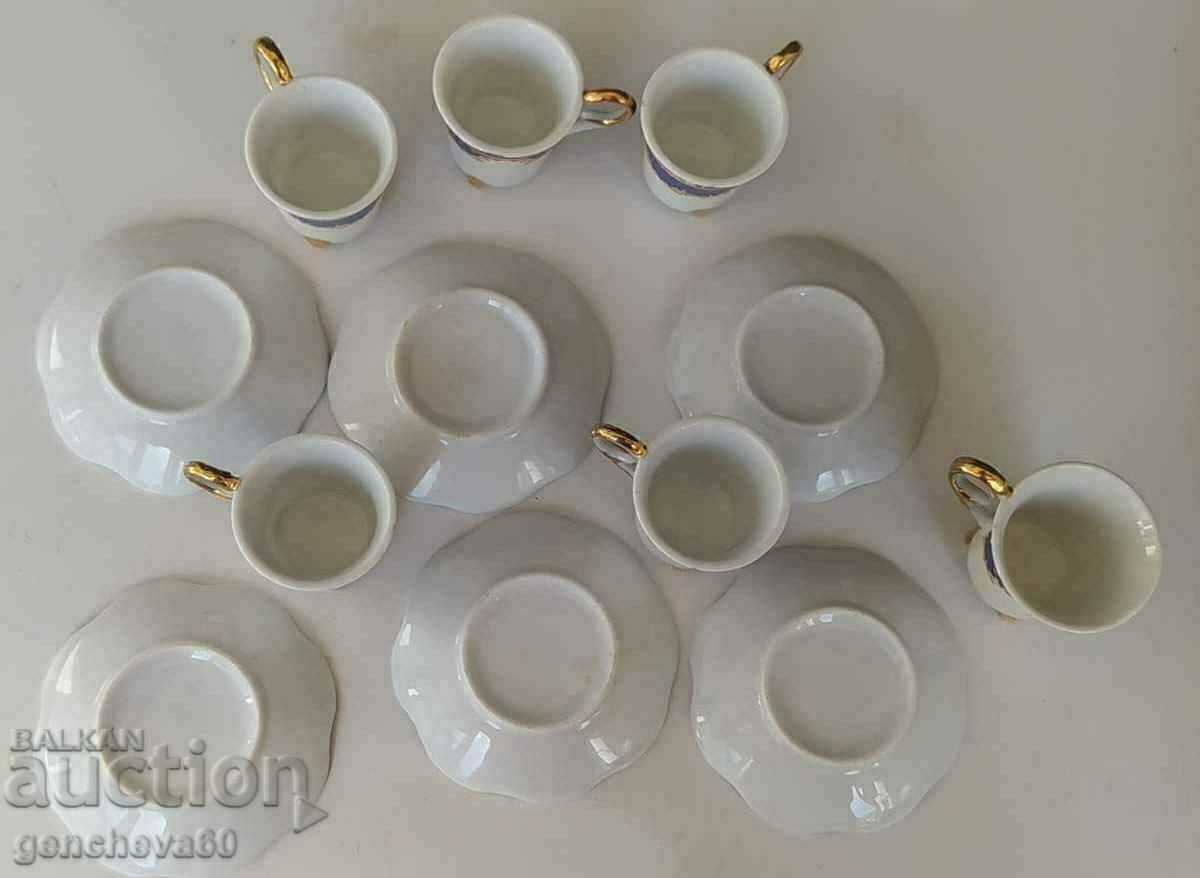 Serviciu mini cafea din portelan - 5
