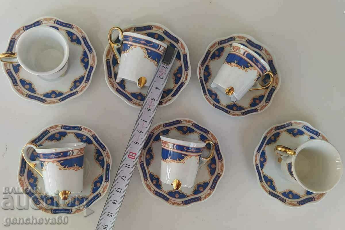 Serviciu mini cafea din portelan - 6