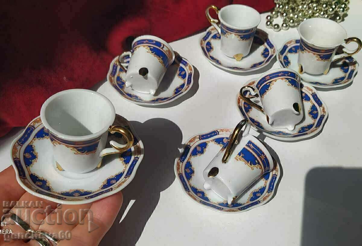 Serviciu mini cafea din portelan - 7