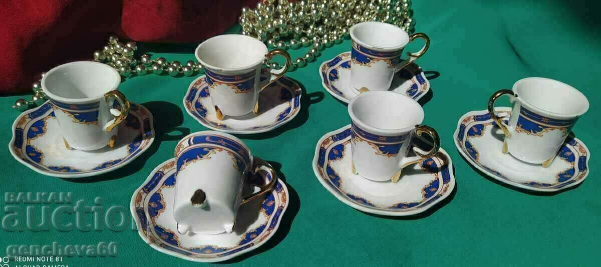 Porcelain mini coffee service
