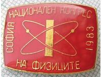 15535 Insigna - Congresul Național al Fizicienilor Sofia 1983
