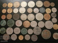 Лот стари български не повтарящи се монети